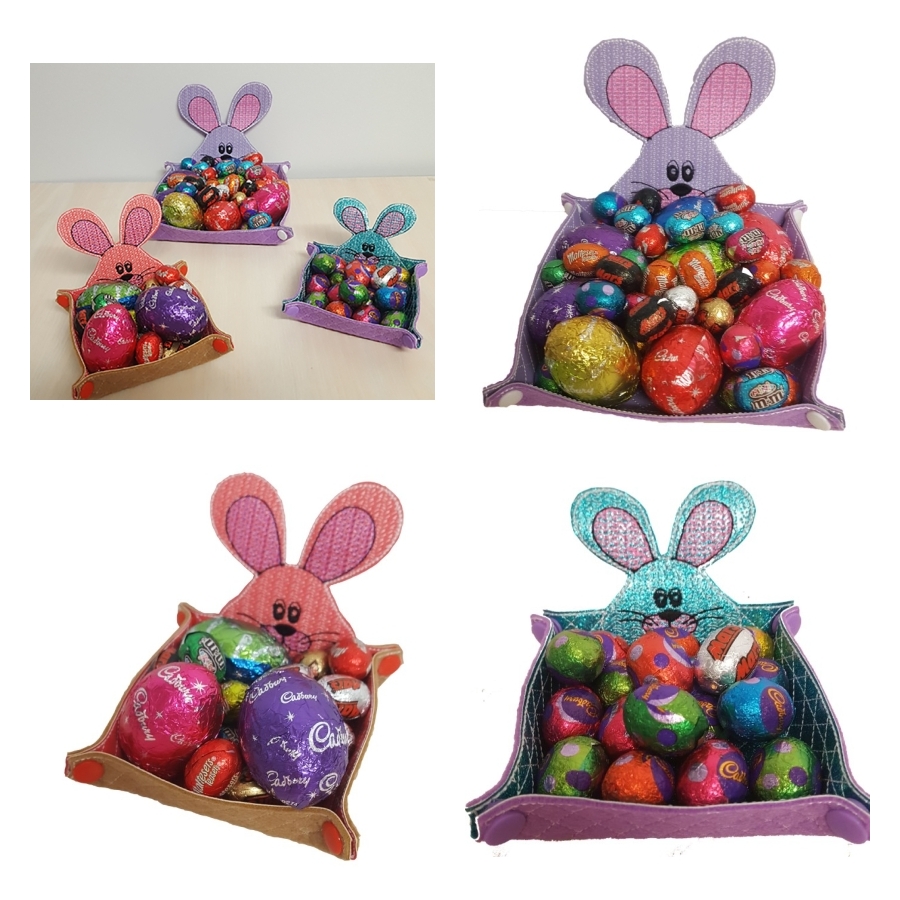 In The Hoop Easter Basket Snap Tray 