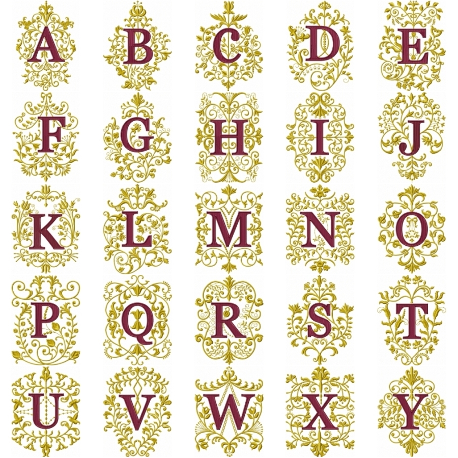 Victorian Ornamental Alphabet 