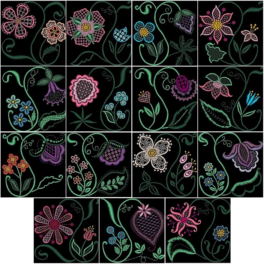 Garden Fantasy Quilt Complete Collection