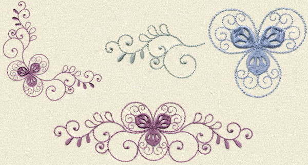 Floral Borders and Corners 2 -4