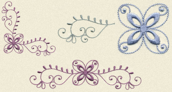 Floral Borders and Corners 2 -5