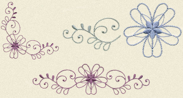 Floral Borders and Corners 2 -6