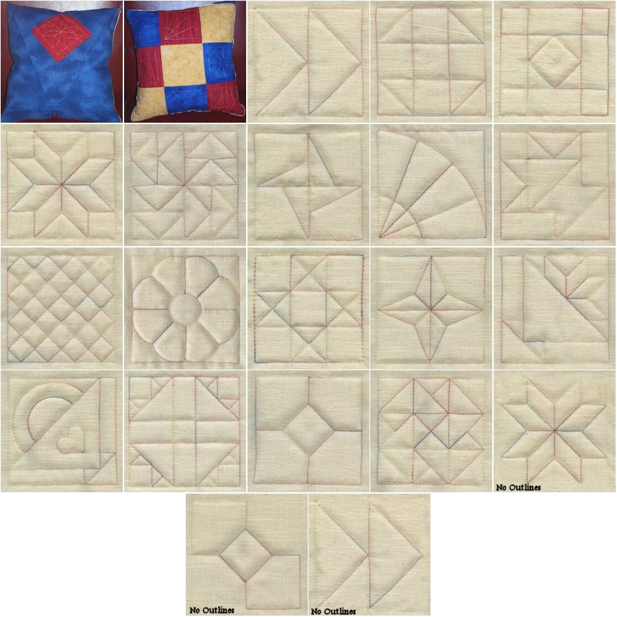 Quilt Block Outlines 