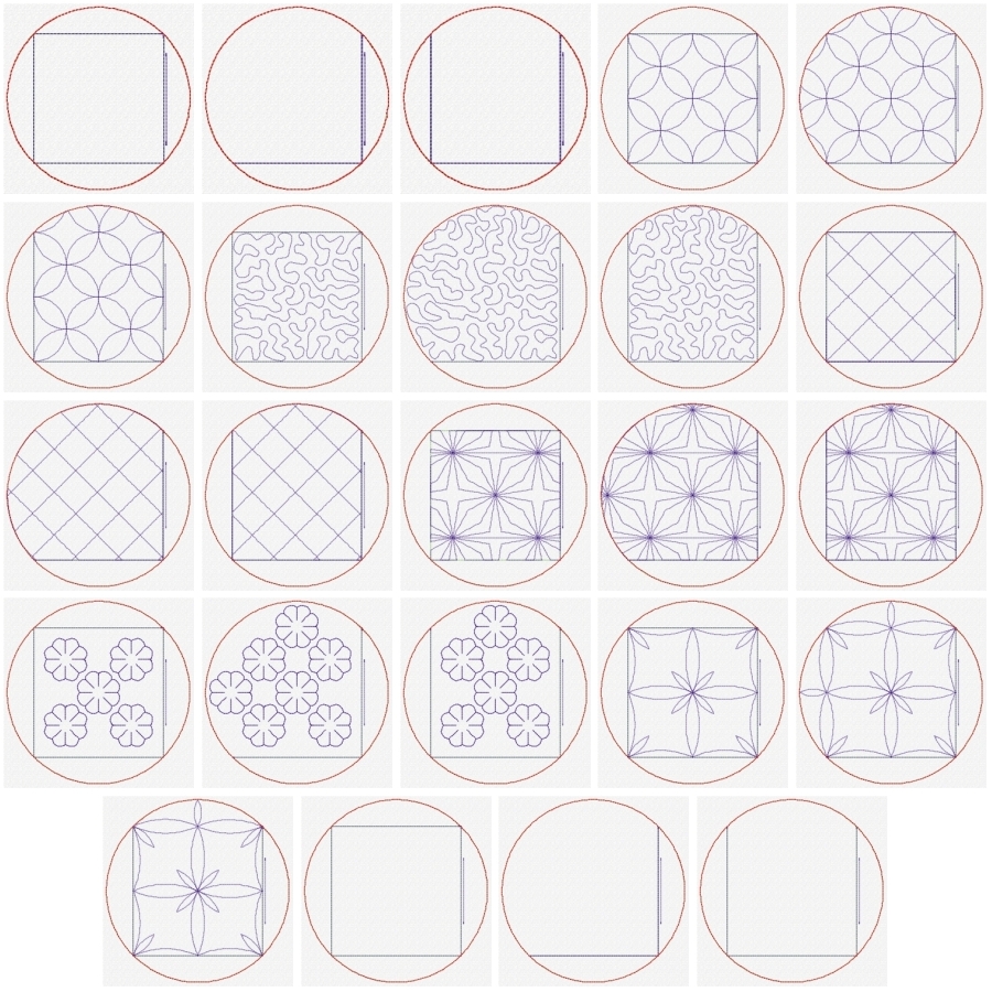 Cathedral Window Quilt Blocks 1