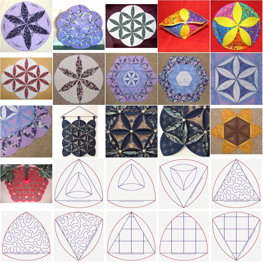 Cathedral Window Quilt Blocks 2 