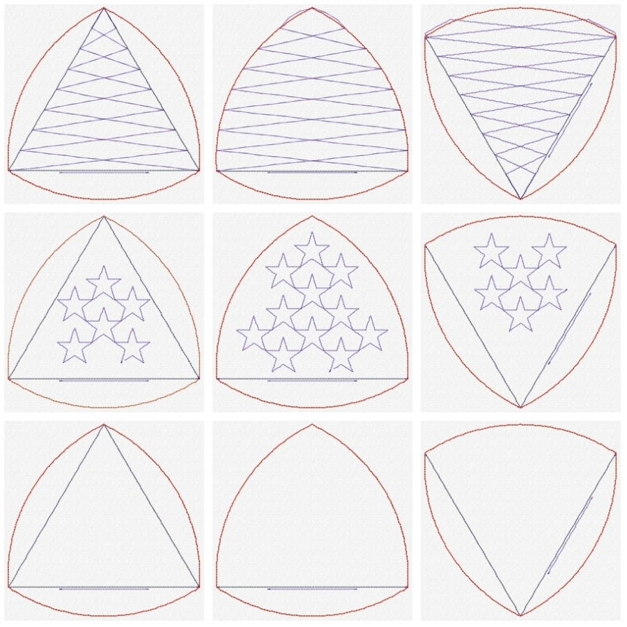 Cathedral Window Quilt Blocks 2 
