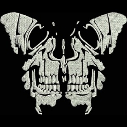 Skull Butterflies Mini -3