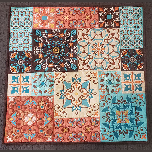 Moroccan Tile Quilt-3