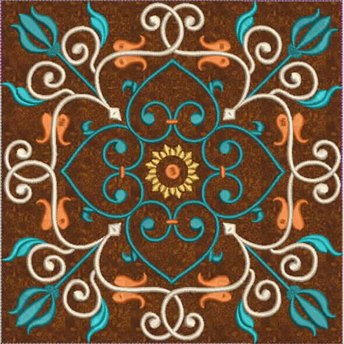 Moroccan Tile Quilt-6