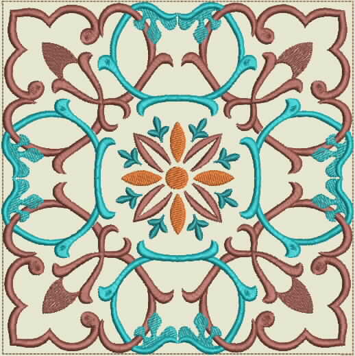 Moroccan Tile Quilt-7