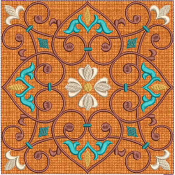 Moroccan Tile Quilt-9