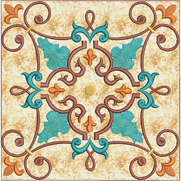 Moroccan Tile Quilt-10