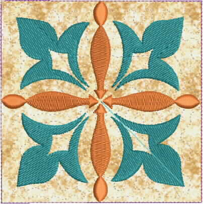 Moroccan Tile Quilt-14