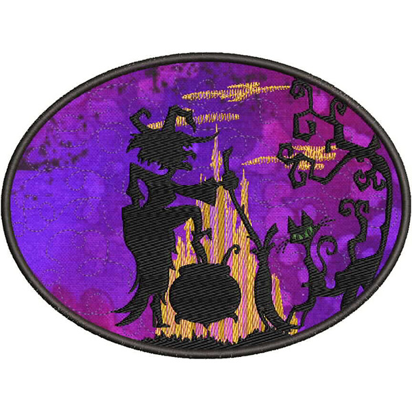 Halloween Silhouette Mug Rugs-6