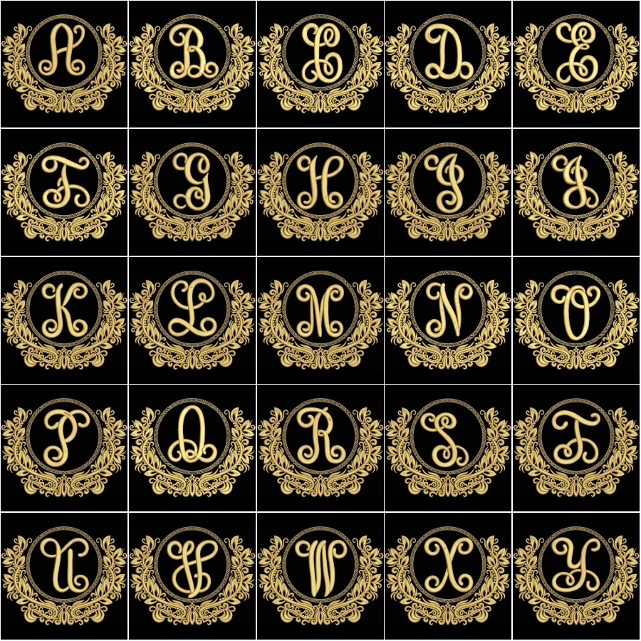 Golden Monograms