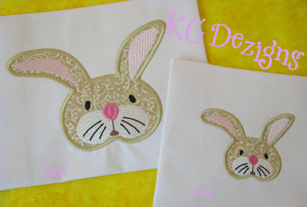 Bunny Face Applique