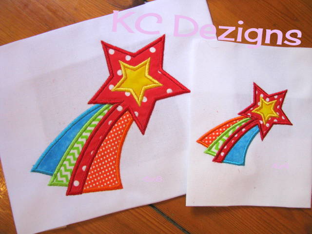 Shooting Star Applique