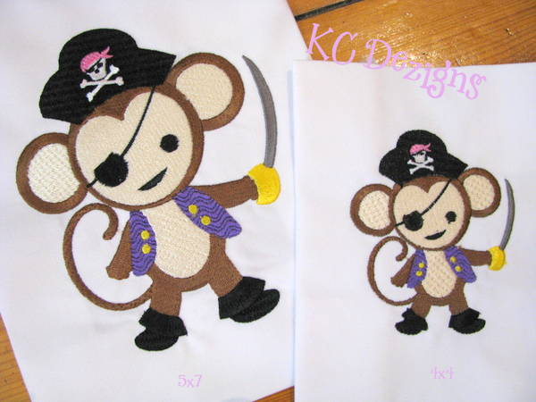 Pirate Girl Monkey 02