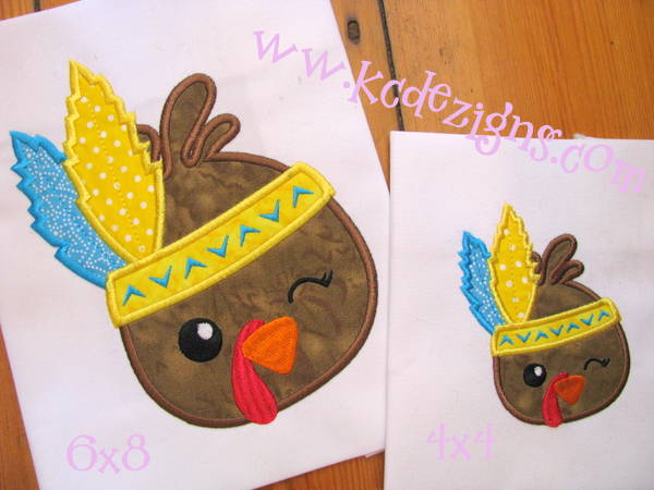 Boy Turkey With Feathers