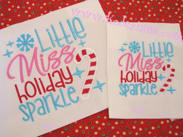 Little Miss Holiday Sparkle