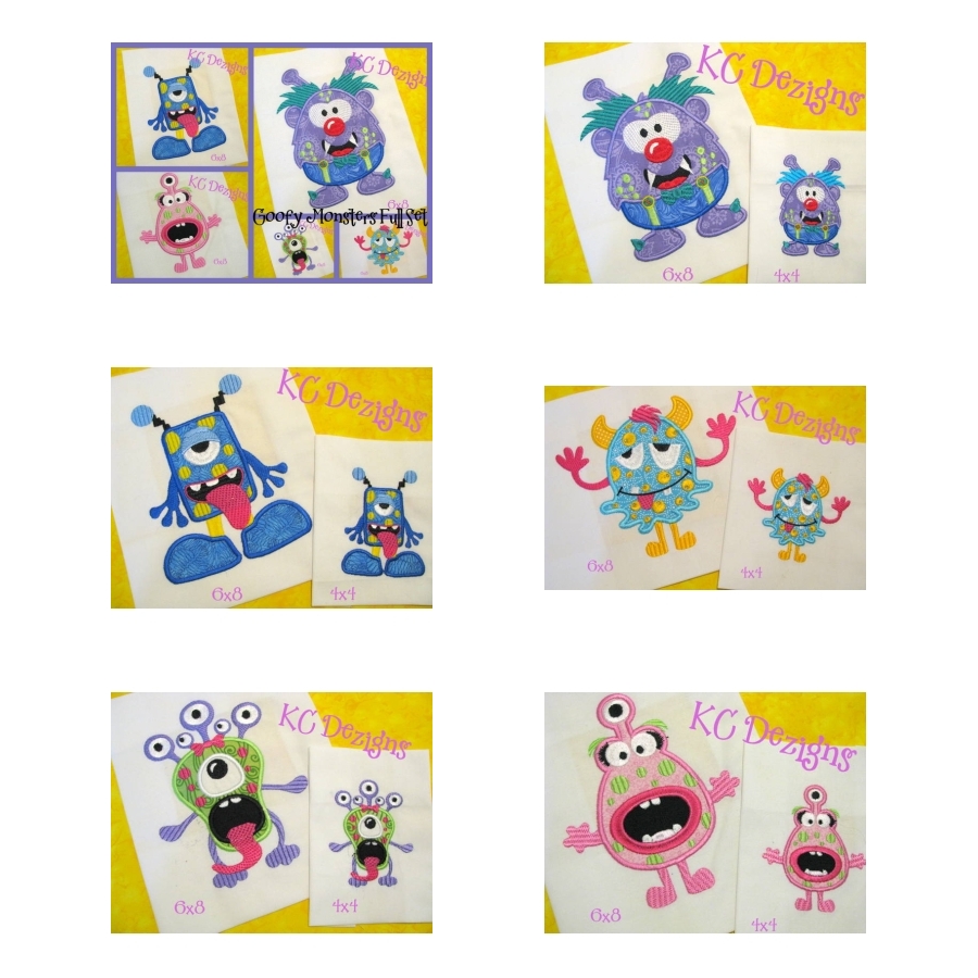 Goofy Monsters Full Set