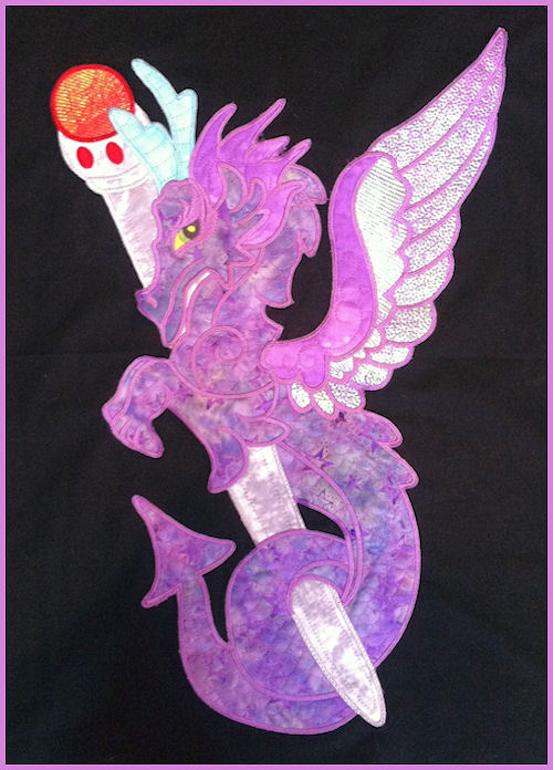 Large Dragon Applique -3