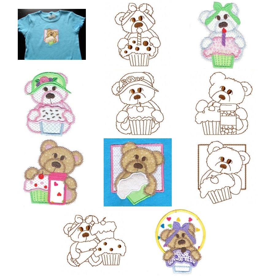 Cupcake Teddies 