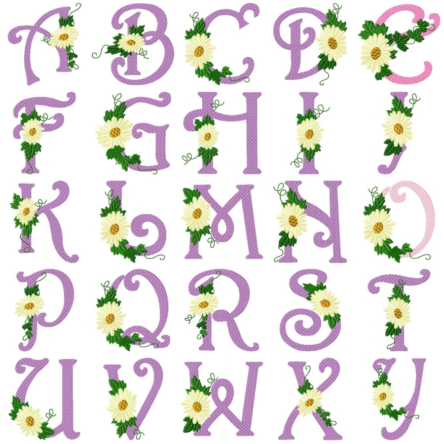 Daisy Alphabet 