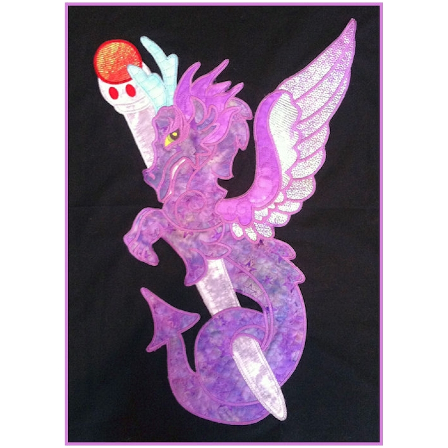 Large Dragon Applique 