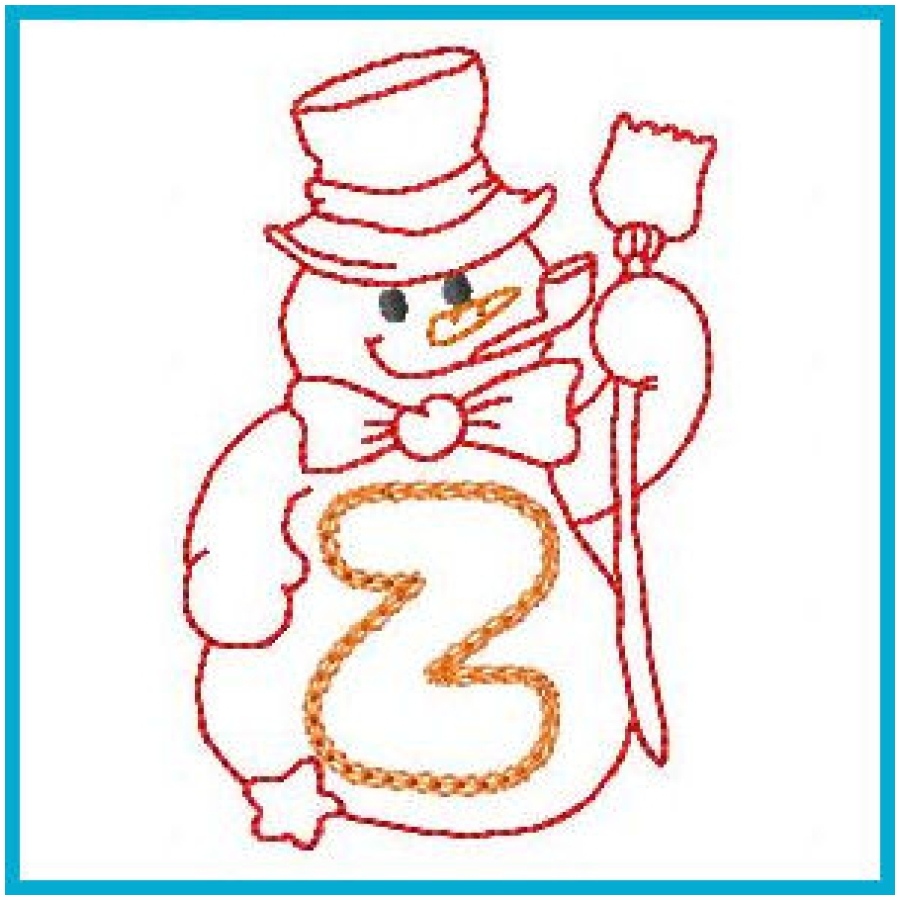 Snowmen Alphabet 