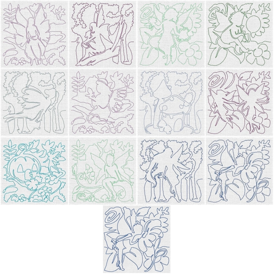 Continuous Line Fairies 