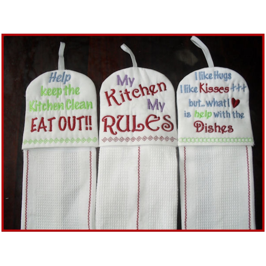 In-the-hoop Towel Topper 