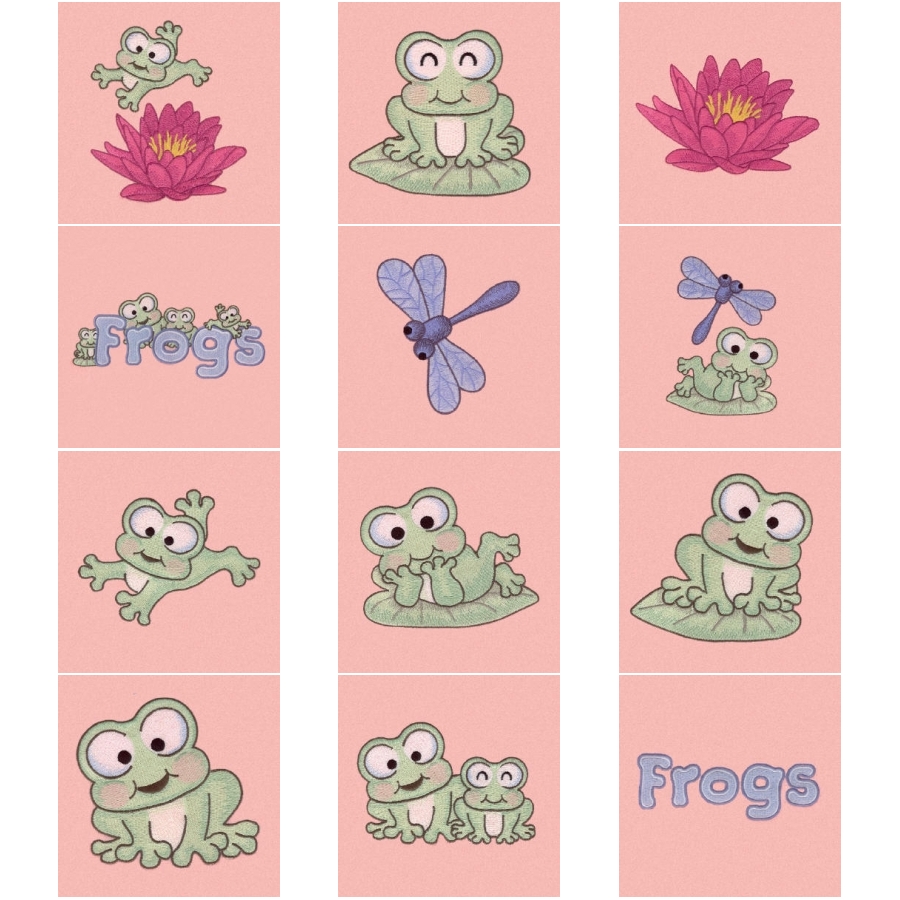 Cute Colors Froggies CD