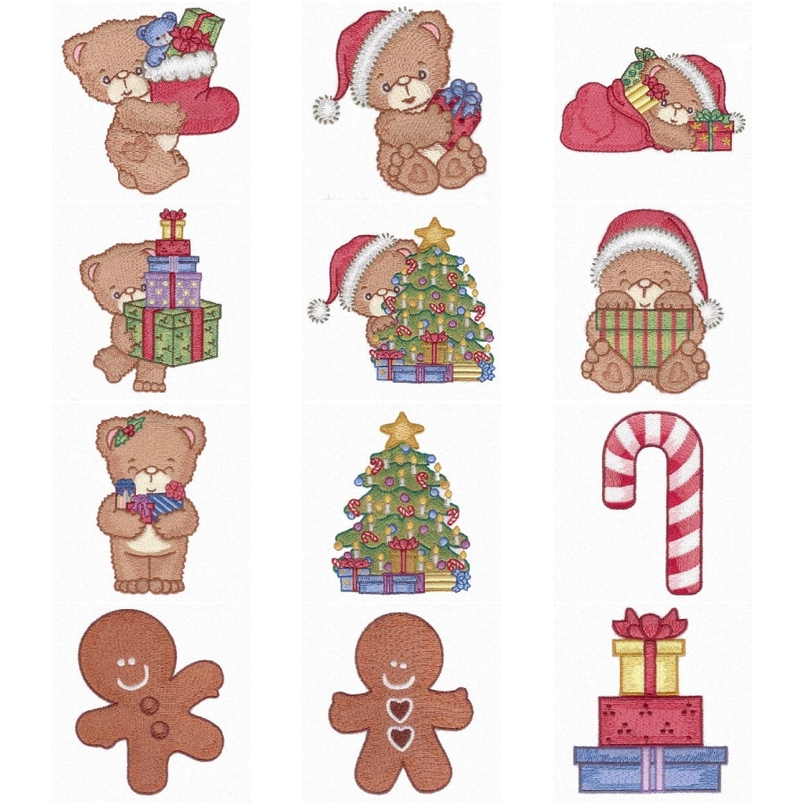 Cute Colors Christmas Bears CD