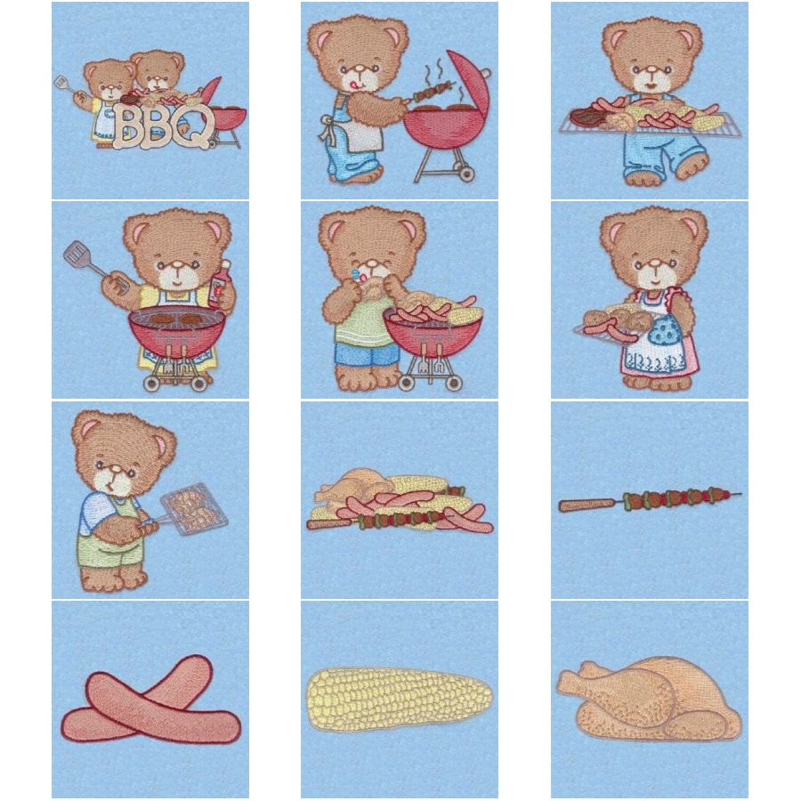 Cute Colors Barbeque Bears CD