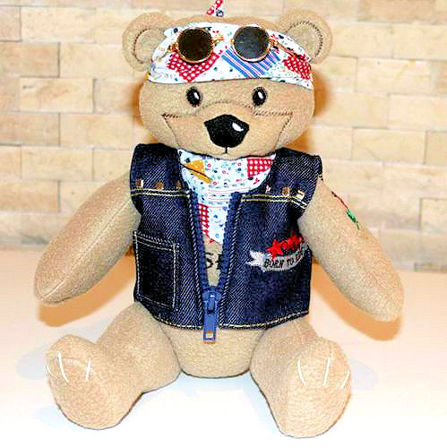 Biker Teddy -3