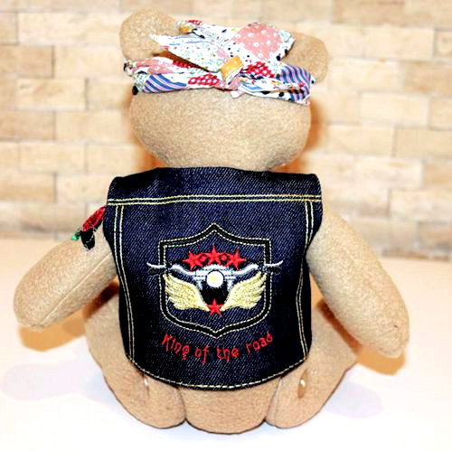 Biker Teddy -5