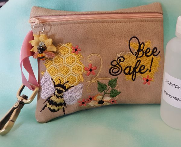 Bee Safe Zipper Bag-3