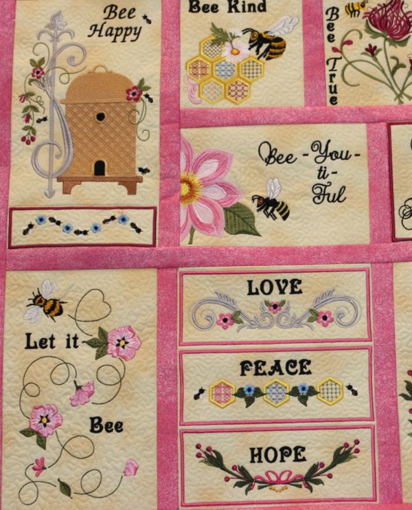 Bee Gracious Quilt-9