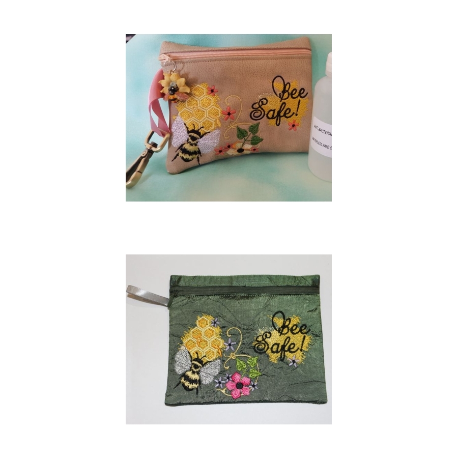 Bee Safe Zipper Bag