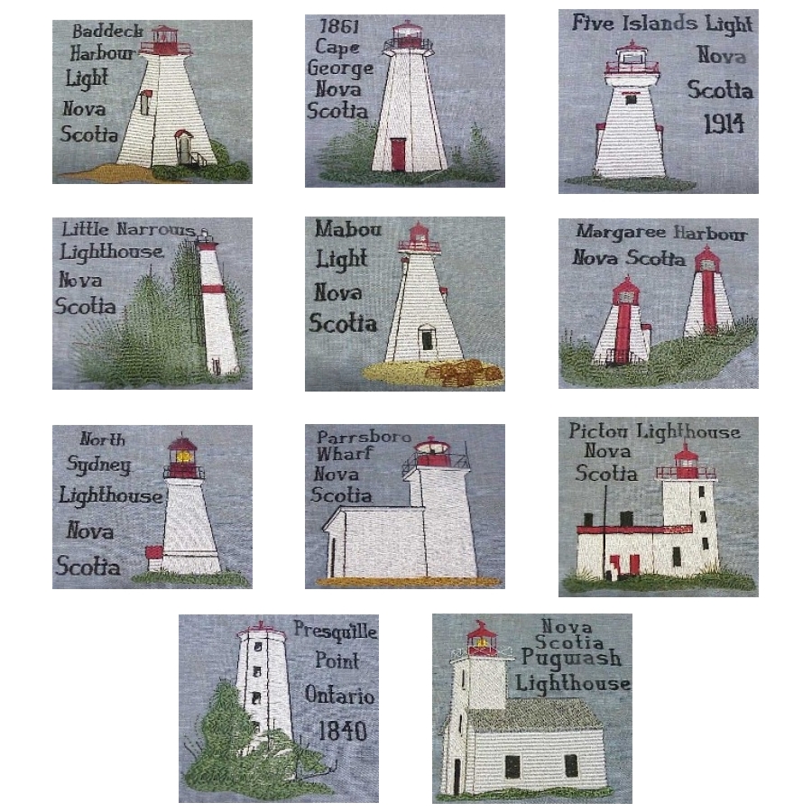 Nova Scotia Lighthouse Blocks