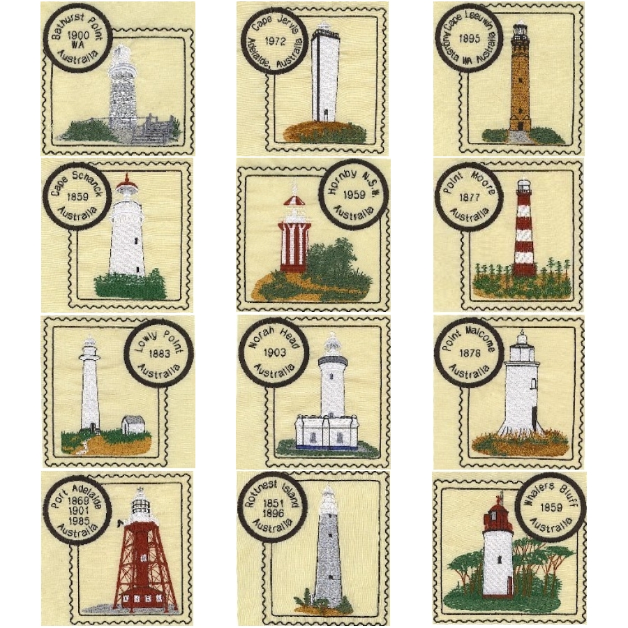 Australia Lighthouse Stamps 1