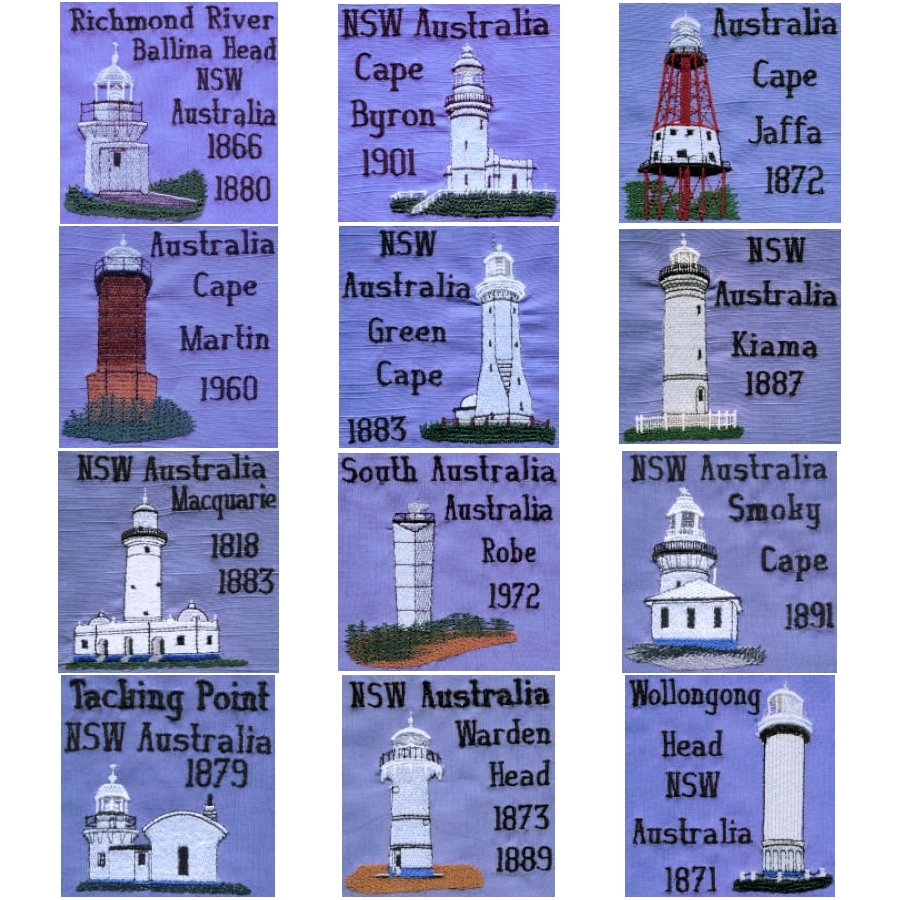 Australia Lighthouse Blocks 3