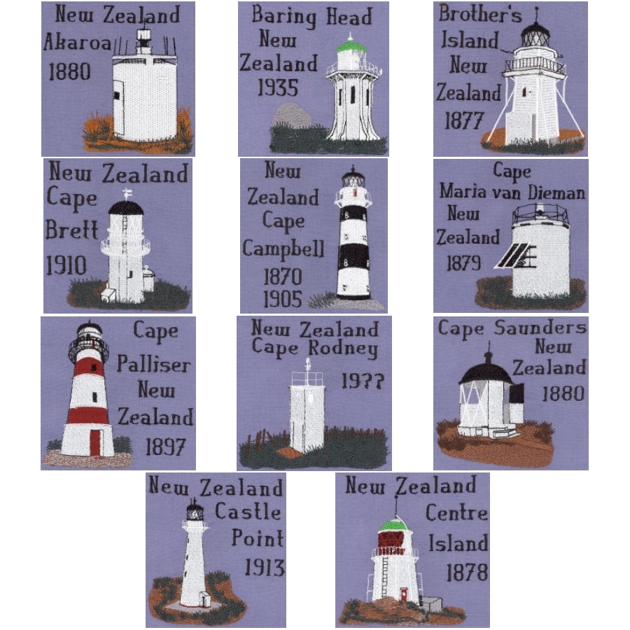 New Zealand Lighthouse Blocks 1
