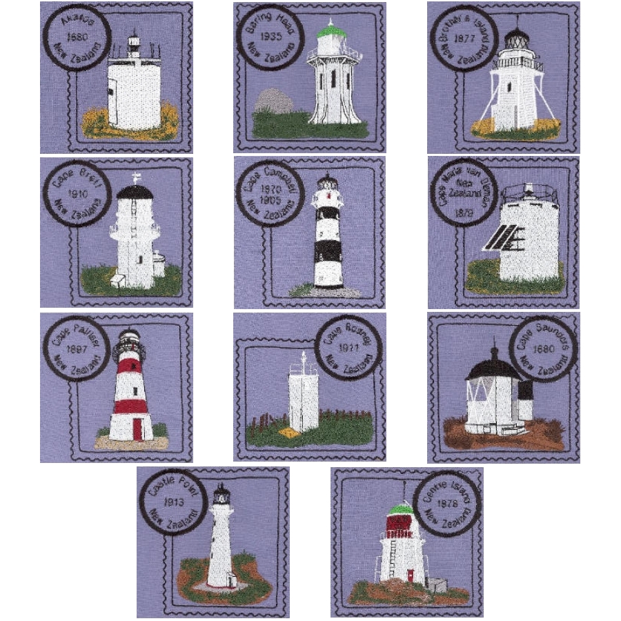 New Zealand Lighthouse Stamps 1