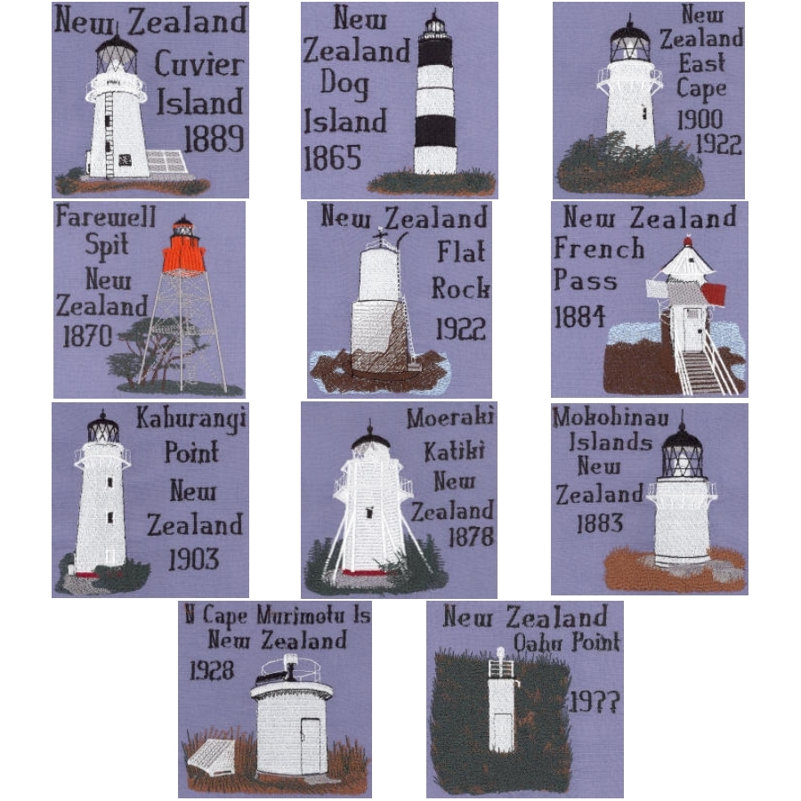 New Zealand 2 Lighthouse Blocks