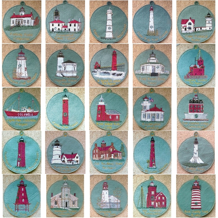 Christmas Lighthouse Advent Calendar OregonPatchWorks