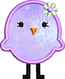 HAVILAH EMBROIDERY, LITTLE BIRD APPLIQUE
