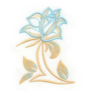 Enigma Embroidery, free rose embroidery design