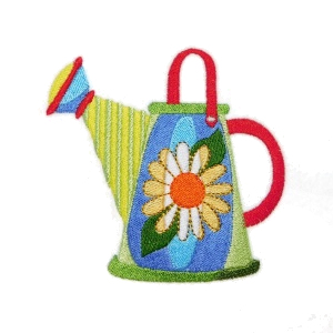 Heav n Sent Creations, colorful watering can